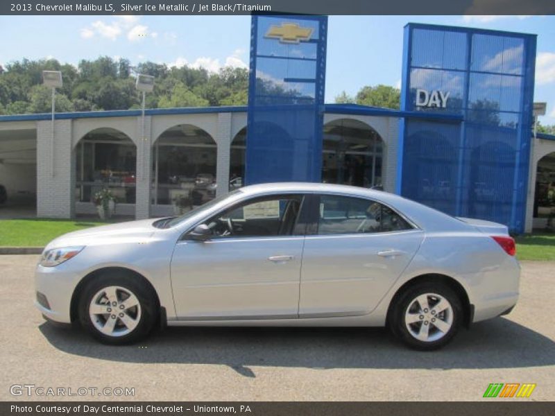 Silver Ice Metallic / Jet Black/Titanium 2013 Chevrolet Malibu LS