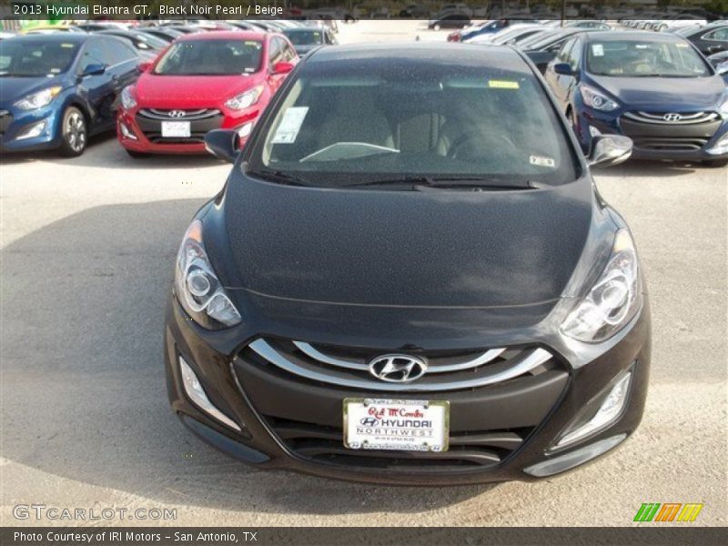 Black Noir Pearl / Beige 2013 Hyundai Elantra GT