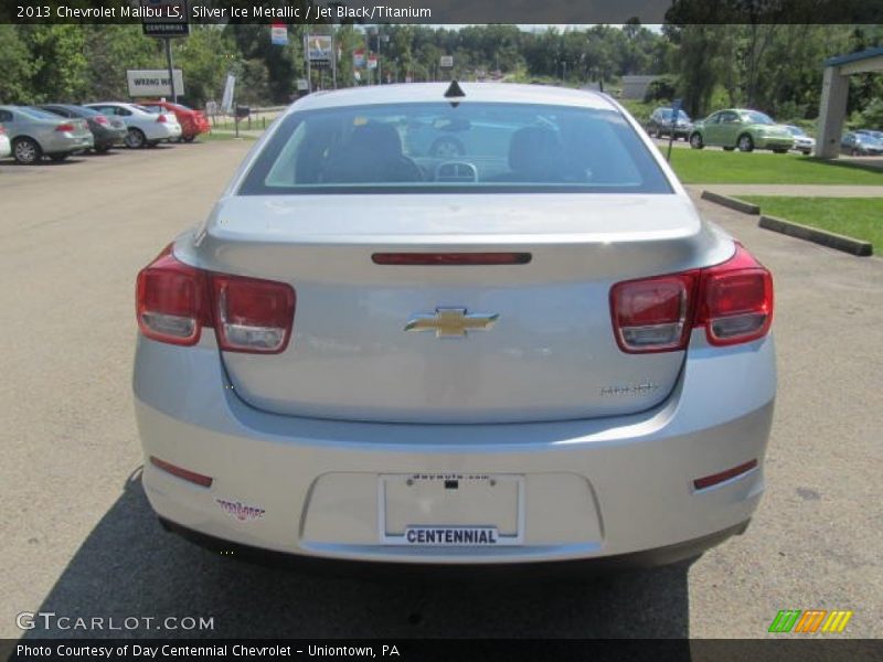 Silver Ice Metallic / Jet Black/Titanium 2013 Chevrolet Malibu LS