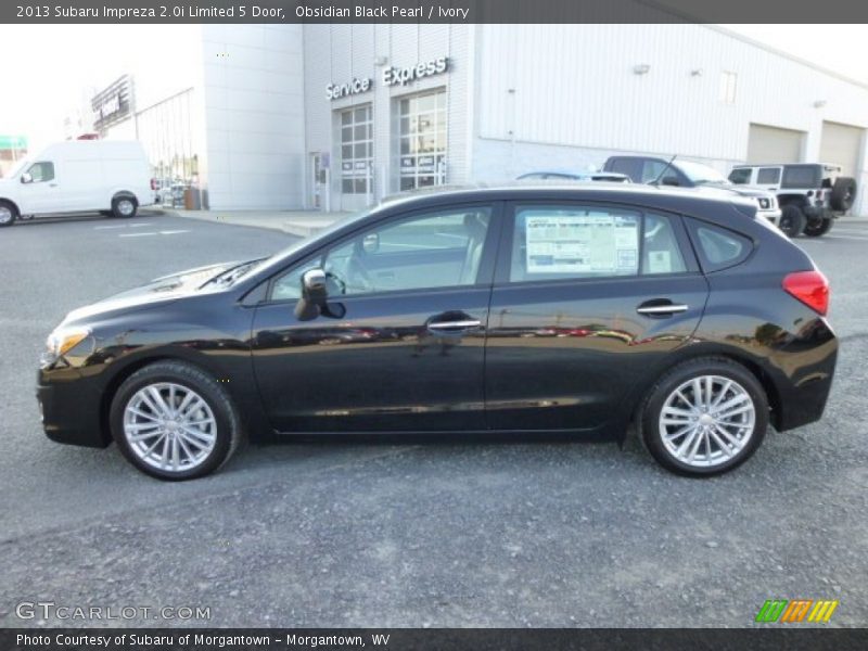 Obsidian Black Pearl / Ivory 2013 Subaru Impreza 2.0i Limited 5 Door