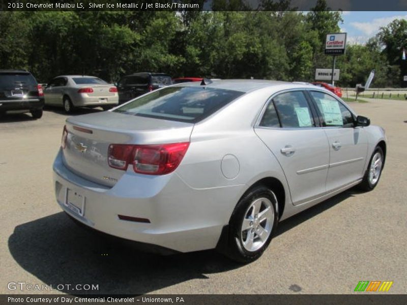 Silver Ice Metallic / Jet Black/Titanium 2013 Chevrolet Malibu LS