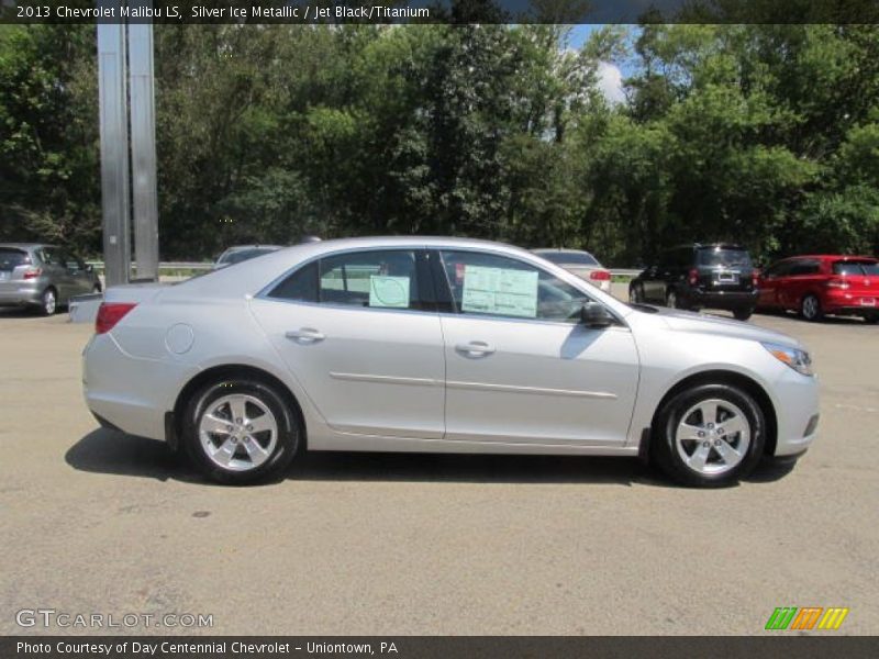 Silver Ice Metallic / Jet Black/Titanium 2013 Chevrolet Malibu LS