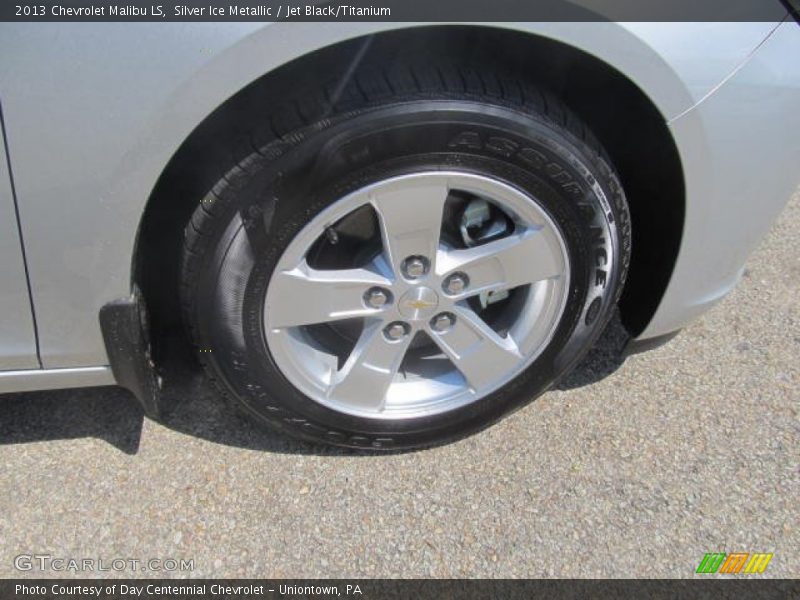 Silver Ice Metallic / Jet Black/Titanium 2013 Chevrolet Malibu LS