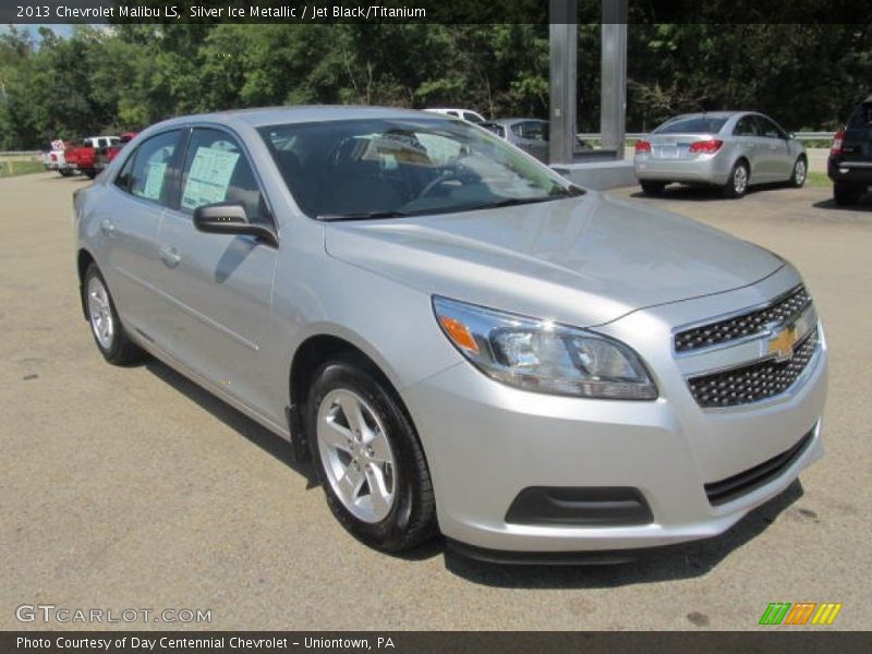 Silver Ice Metallic / Jet Black/Titanium 2013 Chevrolet Malibu LS