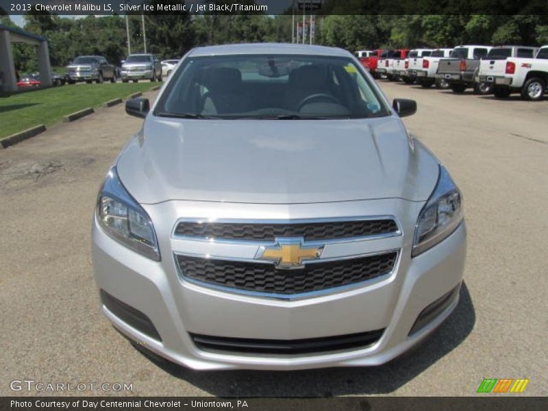Silver Ice Metallic / Jet Black/Titanium 2013 Chevrolet Malibu LS
