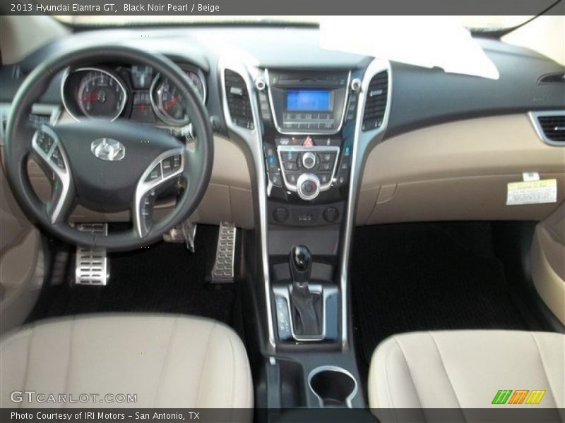 Black Noir Pearl / Beige 2013 Hyundai Elantra GT