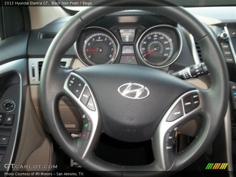 Black Noir Pearl / Beige 2013 Hyundai Elantra GT