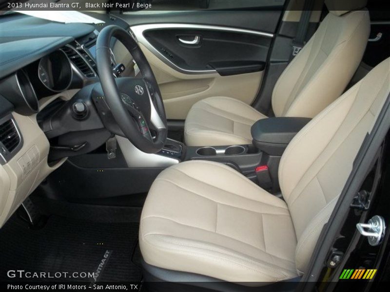 Black Noir Pearl / Beige 2013 Hyundai Elantra GT