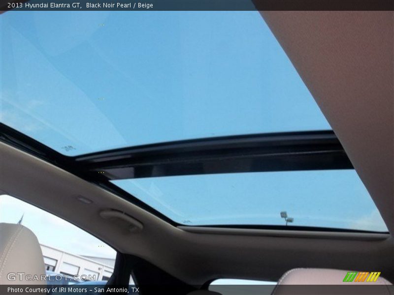 Black Noir Pearl / Beige 2013 Hyundai Elantra GT