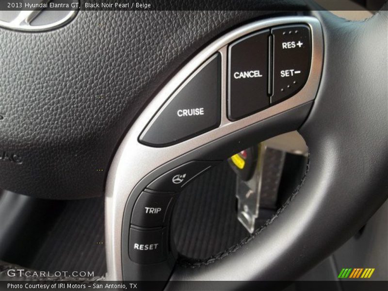 Black Noir Pearl / Beige 2013 Hyundai Elantra GT