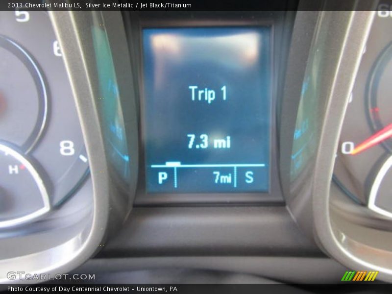 Silver Ice Metallic / Jet Black/Titanium 2013 Chevrolet Malibu LS