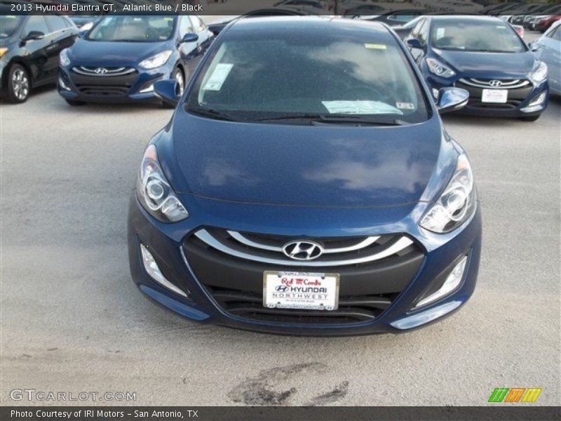 Atlantic Blue / Black 2013 Hyundai Elantra GT