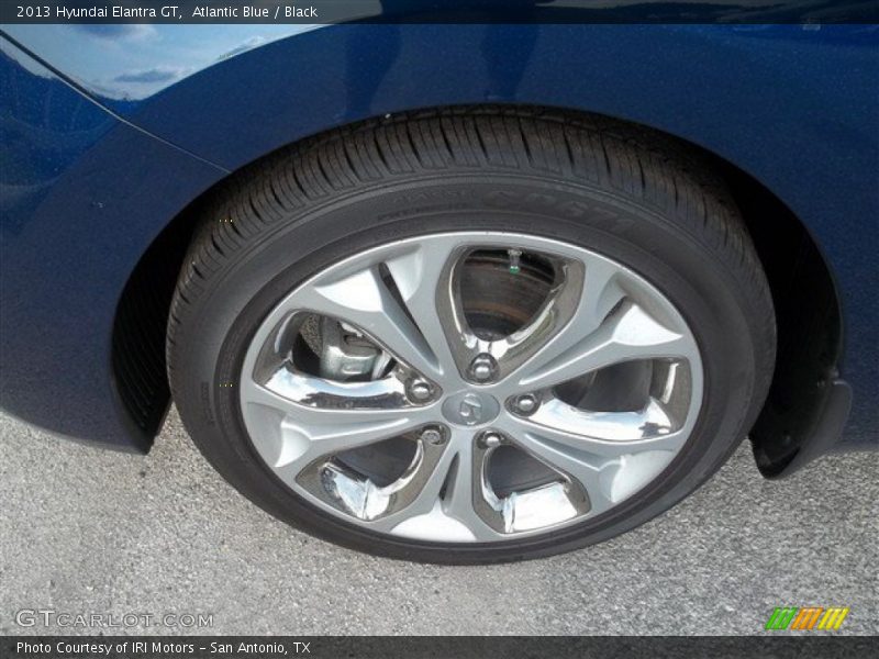 Atlantic Blue / Black 2013 Hyundai Elantra GT