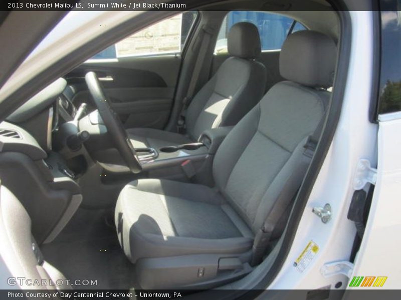 Summit White / Jet Black/Titanium 2013 Chevrolet Malibu LS