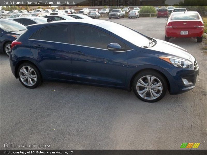 Atlantic Blue / Black 2013 Hyundai Elantra GT