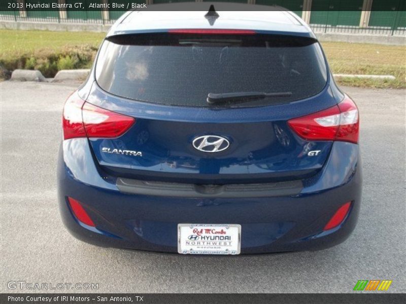 Atlantic Blue / Black 2013 Hyundai Elantra GT