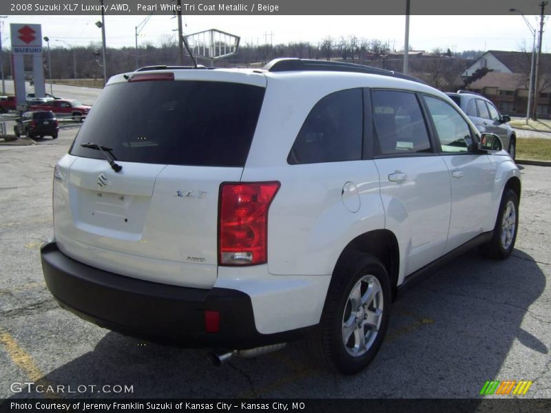 Pearl White Tri Coat Metallic / Beige 2008 Suzuki XL7 Luxury AWD