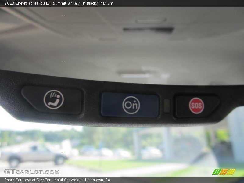 Summit White / Jet Black/Titanium 2013 Chevrolet Malibu LS