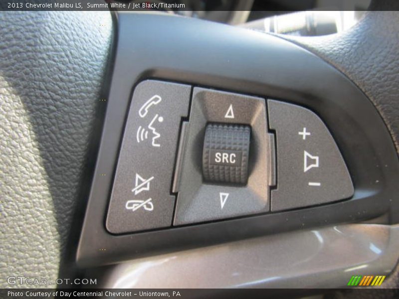 Summit White / Jet Black/Titanium 2013 Chevrolet Malibu LS