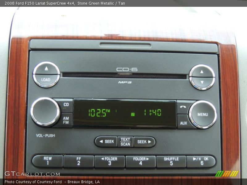Stone Green Metallic / Tan 2008 Ford F150 Lariat SuperCrew 4x4