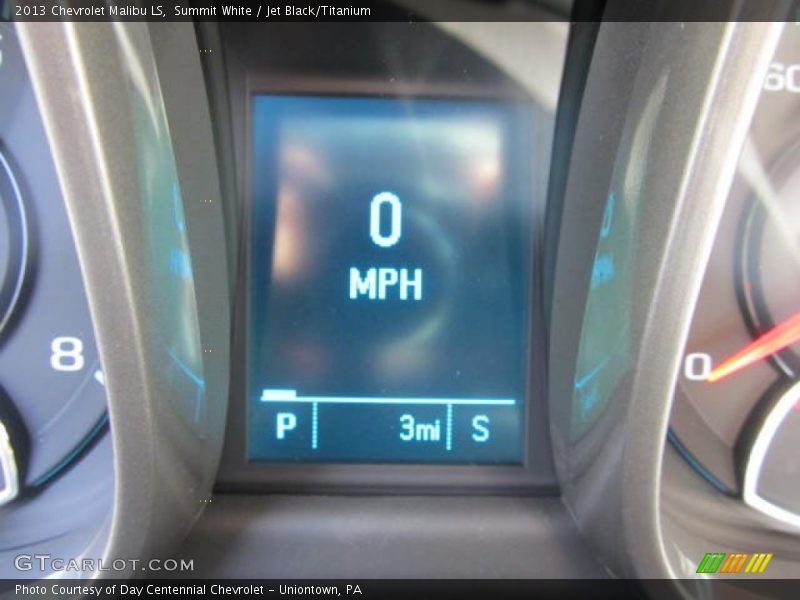Summit White / Jet Black/Titanium 2013 Chevrolet Malibu LS