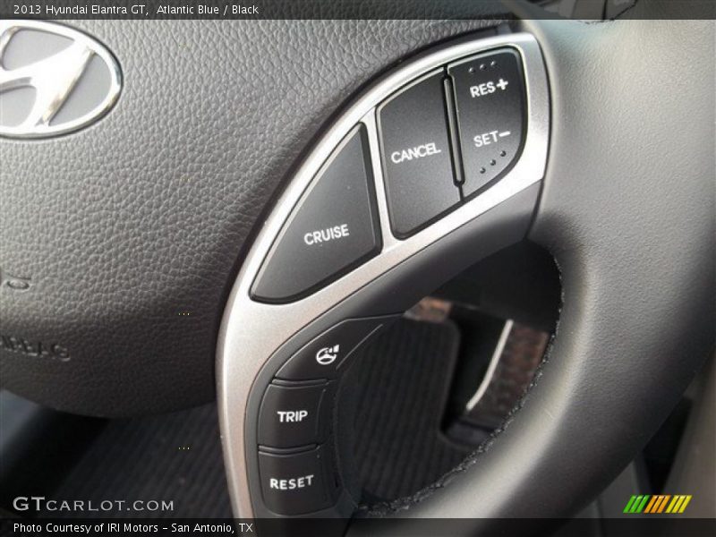 Atlantic Blue / Black 2013 Hyundai Elantra GT