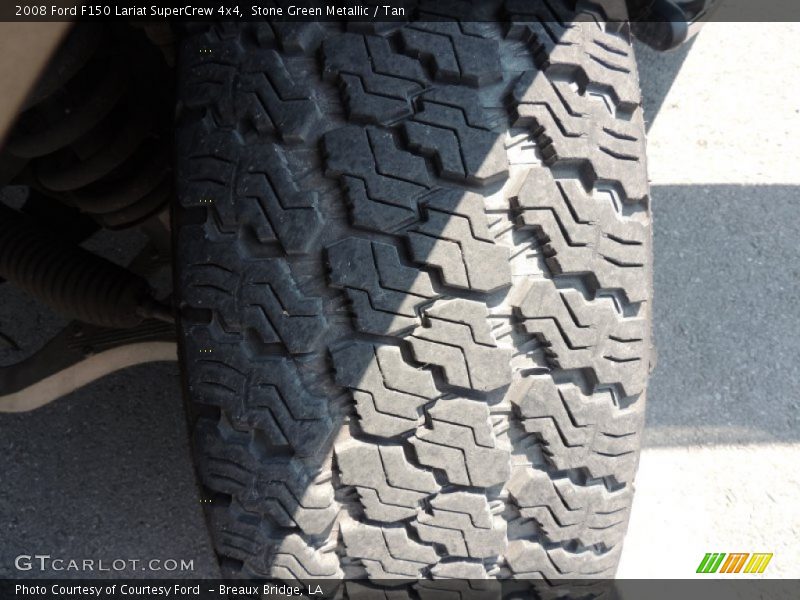 Stone Green Metallic / Tan 2008 Ford F150 Lariat SuperCrew 4x4