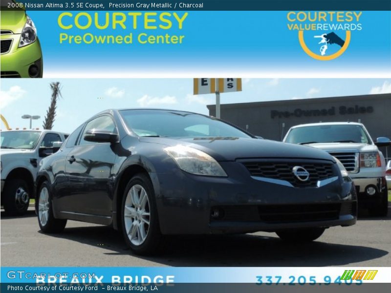 Precision Gray Metallic / Charcoal 2008 Nissan Altima 3.5 SE Coupe