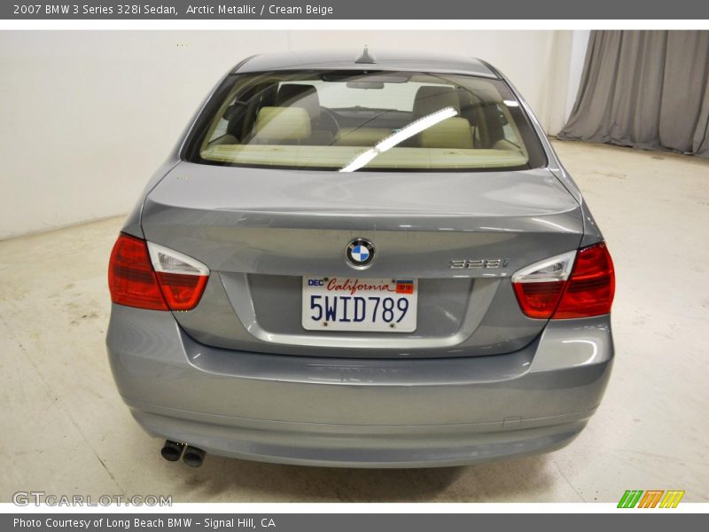 Arctic Metallic / Cream Beige 2007 BMW 3 Series 328i Sedan