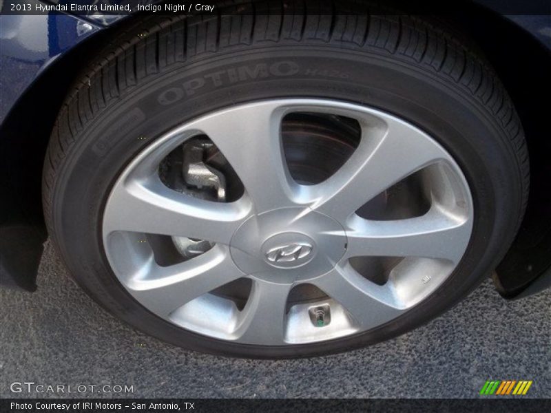 Indigo Night / Gray 2013 Hyundai Elantra Limited