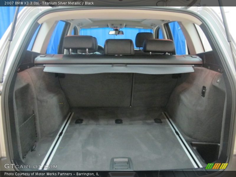 Titanium Silver Metallic / Black 2007 BMW X3 3.0si