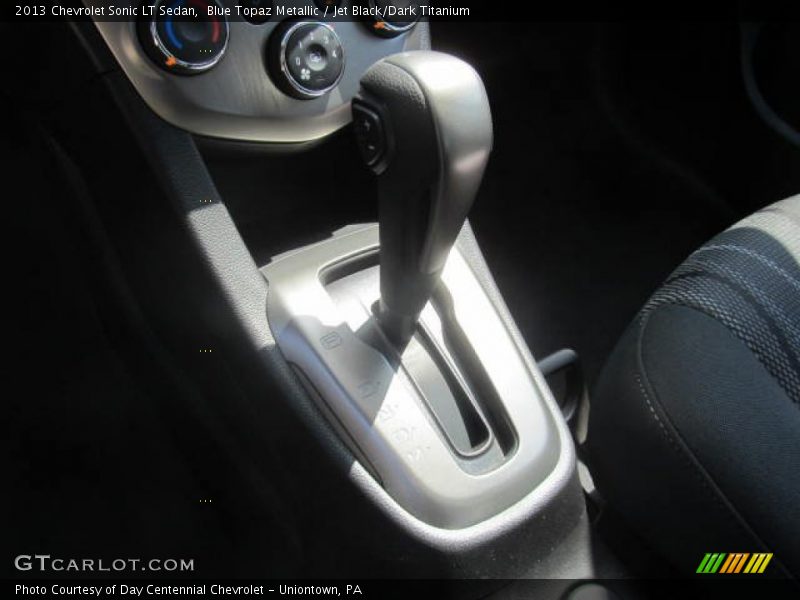 Blue Topaz Metallic / Jet Black/Dark Titanium 2013 Chevrolet Sonic LT Sedan