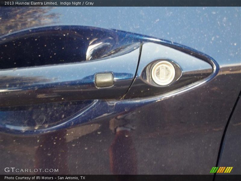 Indigo Night / Gray 2013 Hyundai Elantra Limited