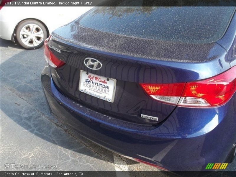 Indigo Night / Gray 2013 Hyundai Elantra Limited