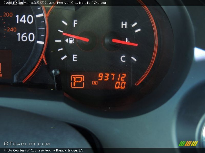 Precision Gray Metallic / Charcoal 2008 Nissan Altima 3.5 SE Coupe