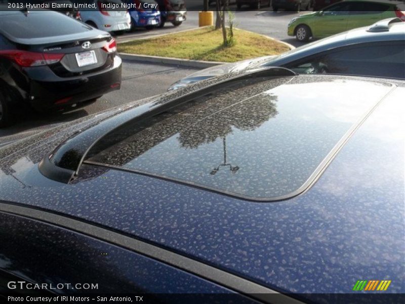 Indigo Night / Gray 2013 Hyundai Elantra Limited