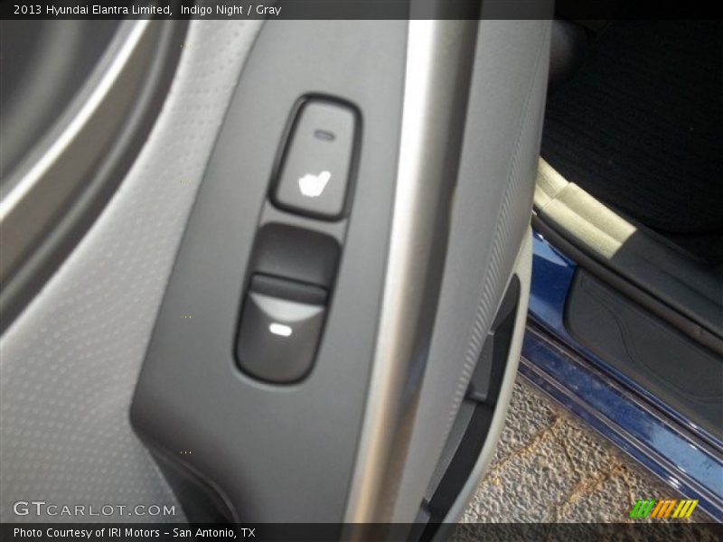 Indigo Night / Gray 2013 Hyundai Elantra Limited