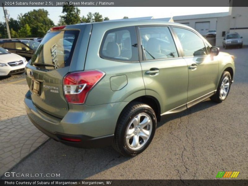Jasmin Green Metallic / Platinum 2014 Subaru Forester 2.5i