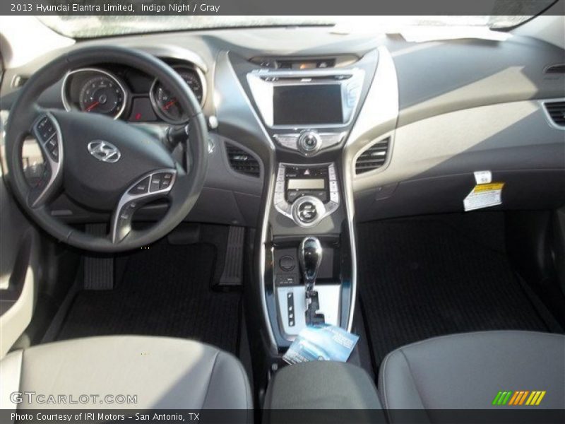 Indigo Night / Gray 2013 Hyundai Elantra Limited