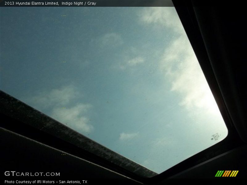Indigo Night / Gray 2013 Hyundai Elantra Limited