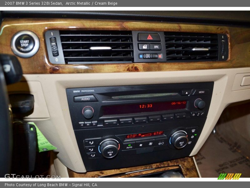 Arctic Metallic / Cream Beige 2007 BMW 3 Series 328i Sedan