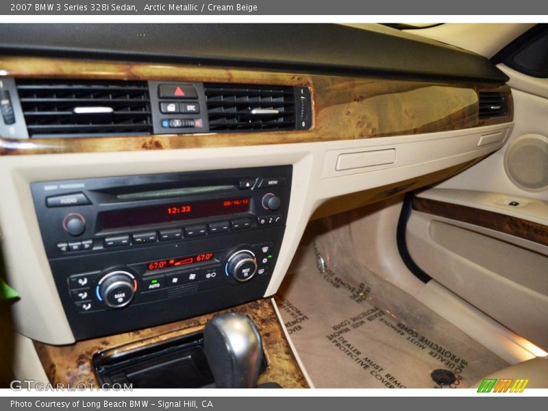 Arctic Metallic / Cream Beige 2007 BMW 3 Series 328i Sedan