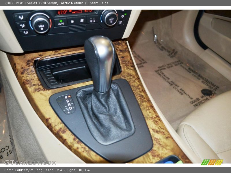Arctic Metallic / Cream Beige 2007 BMW 3 Series 328i Sedan