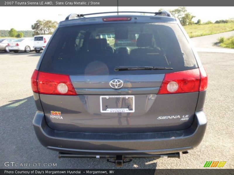 Slate Gray Metallic / Stone 2007 Toyota Sienna LE AWD