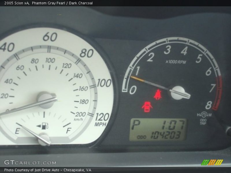 Phantom Gray Pearl / Dark Charcoal 2005 Scion xA