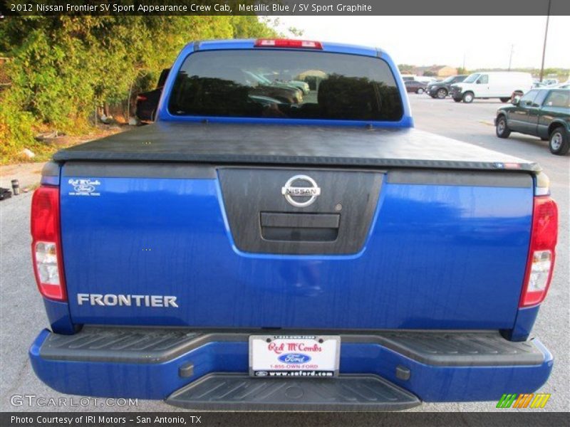 Metallic Blue / SV Sport Graphite 2012 Nissan Frontier SV Sport Appearance Crew Cab