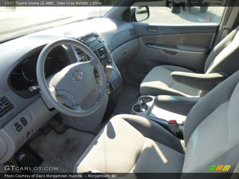 Slate Gray Metallic / Stone 2007 Toyota Sienna LE AWD