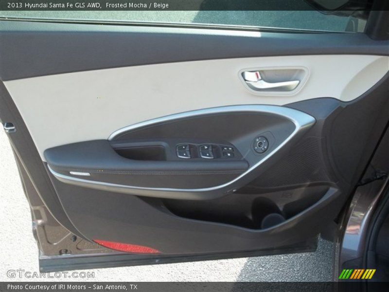 Frosted Mocha / Beige 2013 Hyundai Santa Fe GLS AWD