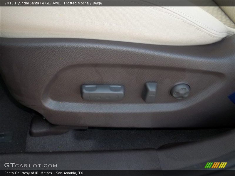 Frosted Mocha / Beige 2013 Hyundai Santa Fe GLS AWD