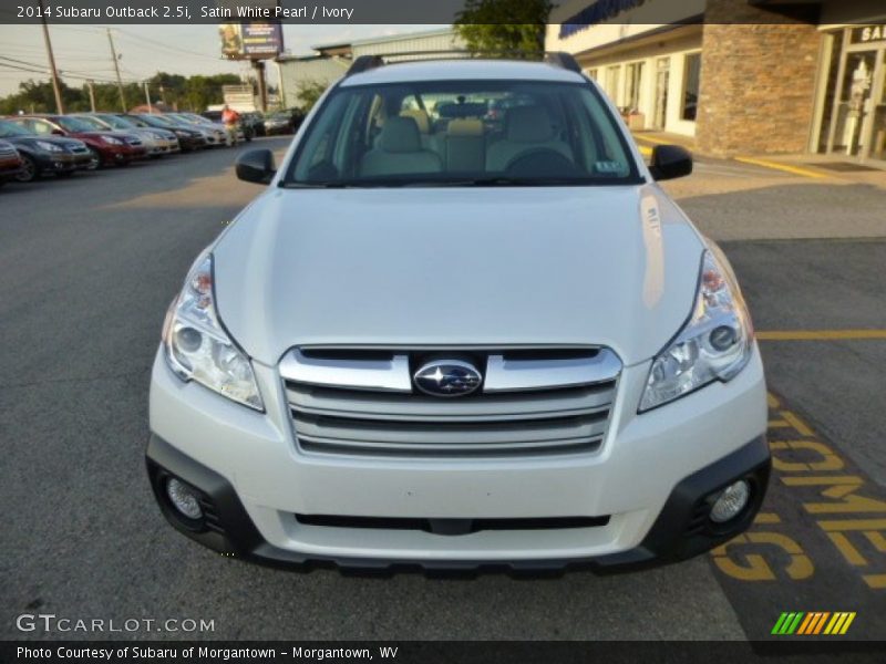 Satin White Pearl / Ivory 2014 Subaru Outback 2.5i
